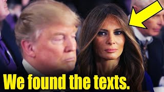 SHOCKING LEAKED MELANIA TRUMP TEXT MESSAGE REVEALED [upl. by Orin411]