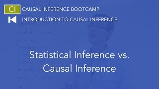 Statistical vs Causal Inference Causal Inference Bootcamp [upl. by Drain]