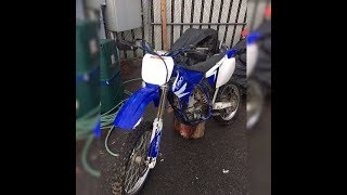 YZ450F Top Speed [upl. by Ardnosac]