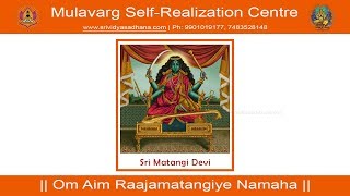 Matangi Mantra Meditation Dus Mahavidya  by Sri Sadguru Sivapremanandaji [upl. by Meenen]