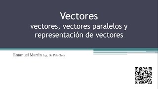 VECTORES FISICA vectores paralelos y ¿cómo se grafican los vectores  explicación y ejercicios [upl. by Andra61]