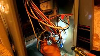 How to install White Rodgers 50A55843 Control board in Trane TUE1 XB80 Furnace TUE1A040A9241A [upl. by Ettenowtna192]