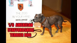 16 AMERICAN STAFFORDSHIRE TERRIER DOG by MrZ Hot Toys JOHN WICK custom accessory piece [upl. by Alanson]