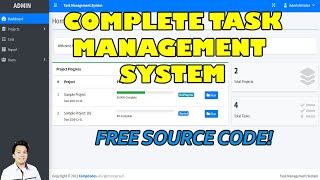 Complete Task Management System using PHPMySQL  Free Source Code Download [upl. by Campagna377]