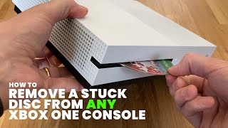 Quickly Remove a Stuck Disc from any Xbox One Console [upl. by Doi]