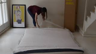 ¡UNBOXING DE UN COLCHÓN EN CAJA 😱 Colchón calm 🛏️ [upl. by Eidur]