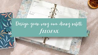 Design your very own diary refill with Filofax [upl. by Eilak]