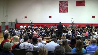 The Fowler Middle School Beginning 6th Grade Band performs quotCreepy Crawliesquot  May 09 13 [upl. by Nima]