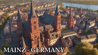 Mainz Germany  A Journey through the pearl on the rhine  4k HDR 60fps  Travel Tube [upl. by Mcgray]