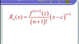 Finding the Error Bound for a Taylor Polynomial [upl. by Ahsirtap]