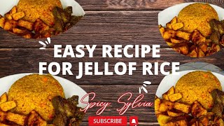 Easy Jollof rice ready in 40 minsJollof recipe you must try [upl. by Bartlet]