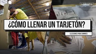 elecciones2023 ¿Cuál es la forma correcta de llenar un tarjetón [upl. by Mulcahy]