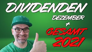 Dividenden Dez 2021 amp gesamtes Jahr 2021  Patricks Finanzen  Video 310 [upl. by Xever]