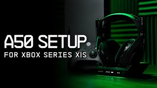 ASTRO A50 Wireless  Base Station Gen 4  Xbox Series XS Setup [upl. by Lady]