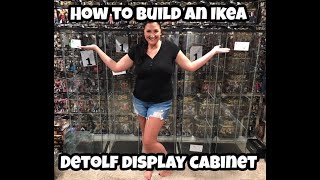 How To Build an IKEA Detolf Display Cabinet Also Includes TipsTricks to Keep the Dust Out [upl. by Dolf]