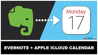 How to Sync Evernote With Apple iCloud Calendar  zzBots [upl. by Aivlys]