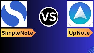 Review UpNote vs SimpleNote Which is the Better Note taking App Tutorial [upl. by Ellebyam162]