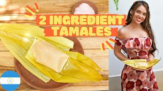 2 INGREDIENT VEGAN TAMALES  EASY amp DELICIOUS SAL Y LIMÓN BY ESTER TANIA [upl. by Bertilla927]