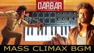 Darbar Mass Climax Bgm By Raj Bharath [upl. by Acirrehs605]