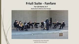 Friuli Suite  Fanfare for 10 horns [upl. by Arytahs]