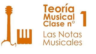 Las Notas Musicales  Teoría Musical Clase 1 [upl. by Ehrlich]