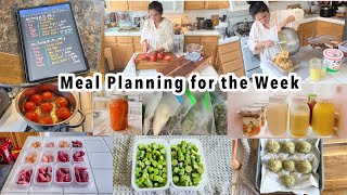 How to plan your week for daily cooking Easy Meal Planning for the week [upl. by Inaboy779]