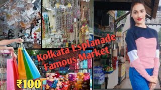 Kolkata Esplanade Famous Market  Shopping Vlog vlog sonalimakeover [upl. by Acinhoj]