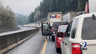 I5 backup leaves drivers stranded for hours [upl. by Eniamraj]