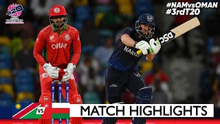 Namibia vs Oman 3rd T20 World Cup Match Highlights  ICC World Cup 2024  NAM vs OMAN Highlights [upl. by Einotna]