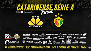 CATARINENSE FINAL AO VIVO 2024 CRICIÚMA X BRUSQUE  06042024 [upl. by Walsh]