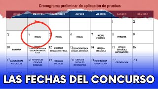 LAS FECHAS PARA LAS EVALUACIONES  CONCURSO DE OPOSICIÓN DOCENTE FOCALIZADO 2024 [upl. by Naimaj972]