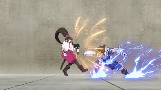 NARUTO SHIPPUDEN Ultimate Ninja STORM 4 Denki vs Tsubaki [upl. by Needan]