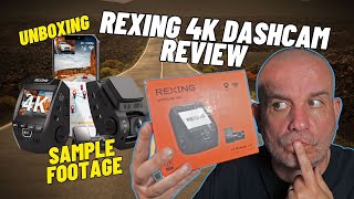 Rexing V1P 4K Dual Channel Dashcam Review amp Sample Footage  V1PGW 4K [upl. by Namolos874]