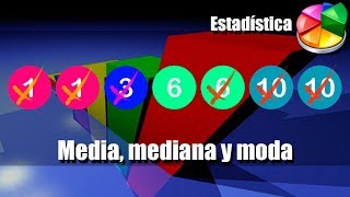 Media Mediana y Moda  Ejemplos y Ejercicios Resueltos  Medidas de Tendencia Central [upl. by Mark]