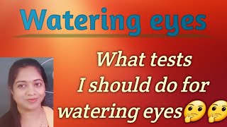 Watering from eyes Causes  Lacrimal syringing PROBE TEST FDDT ROPLAS DCGRegurgitation test [upl. by Connor]