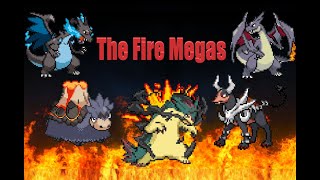 The Best Fire Mega Evolutions of Emerald Redux v16 [upl. by Thar645]