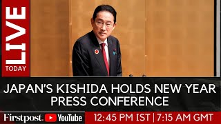 LIVE Japanese PM Fumio Kishida Delivers New Year Press Conference After Deadly Earthquakes [upl. by Debbi876]