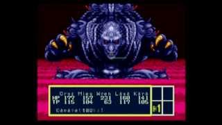 Phantasy Star III Mega Drive  Dark Force  Crys Ending [upl. by Neyrb893]