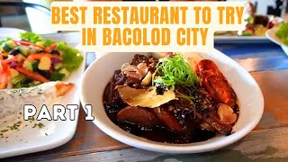 Eatravels Food Tour  A Must Try Restaurant in Bacolod [upl. by Blunt]