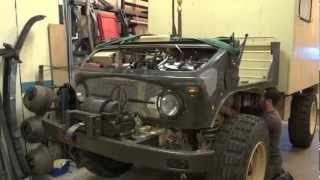 Unimog 404 diesel custom build overview [upl. by Ellenahc597]