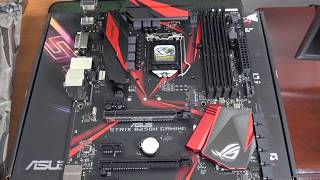 ASUS STRIX B250H GAMING Unboxing [upl. by Uela]