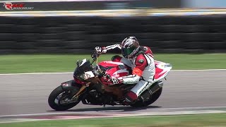 Aprilia Tuono 1000  Arrow exhaust  Ohlins  testing on track  onboard [upl. by Karub]