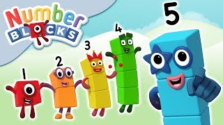 Numberblocks Count to 5  Learn to Count [upl. by Greenebaum748]