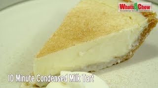 Condensed Milk Tart in just 10 minutes [upl. by Gnilsia]