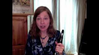 Clarinet lesson How beginners can make the first sound with a good embouchure and air support [upl. by Ecneret]