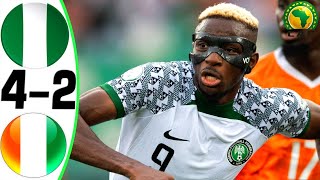 Nigeria vs Ivory Coast 42  All Goals and Highlights  2024 🏆 THE FINAL [upl. by Atirehs415]