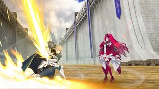 FGO Actual Gawain VS Fairy Knight Tristan [upl. by Krasner716]