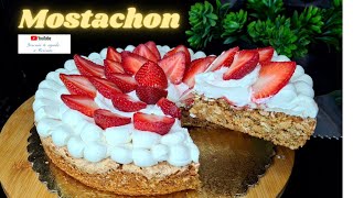 Mostachon de Fresas con Crema Postre Regio 😋 Especial Día Del Padre [upl. by Nniw]