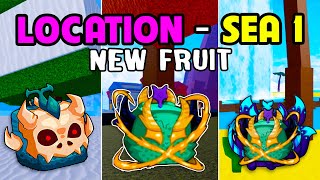 NEW All Locations Fruit Spawn in First Sea New Update  Actually Spawn in Blox Fruits [upl. by Brest]