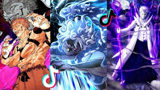 Anime Edit🍷Badass Anime🗿 Moments Tiktok compilation PART 86 in 4K [upl. by Johppah]